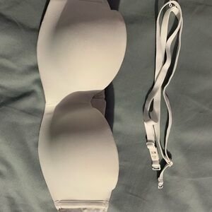 Victoria's Secret White Strapless Bra